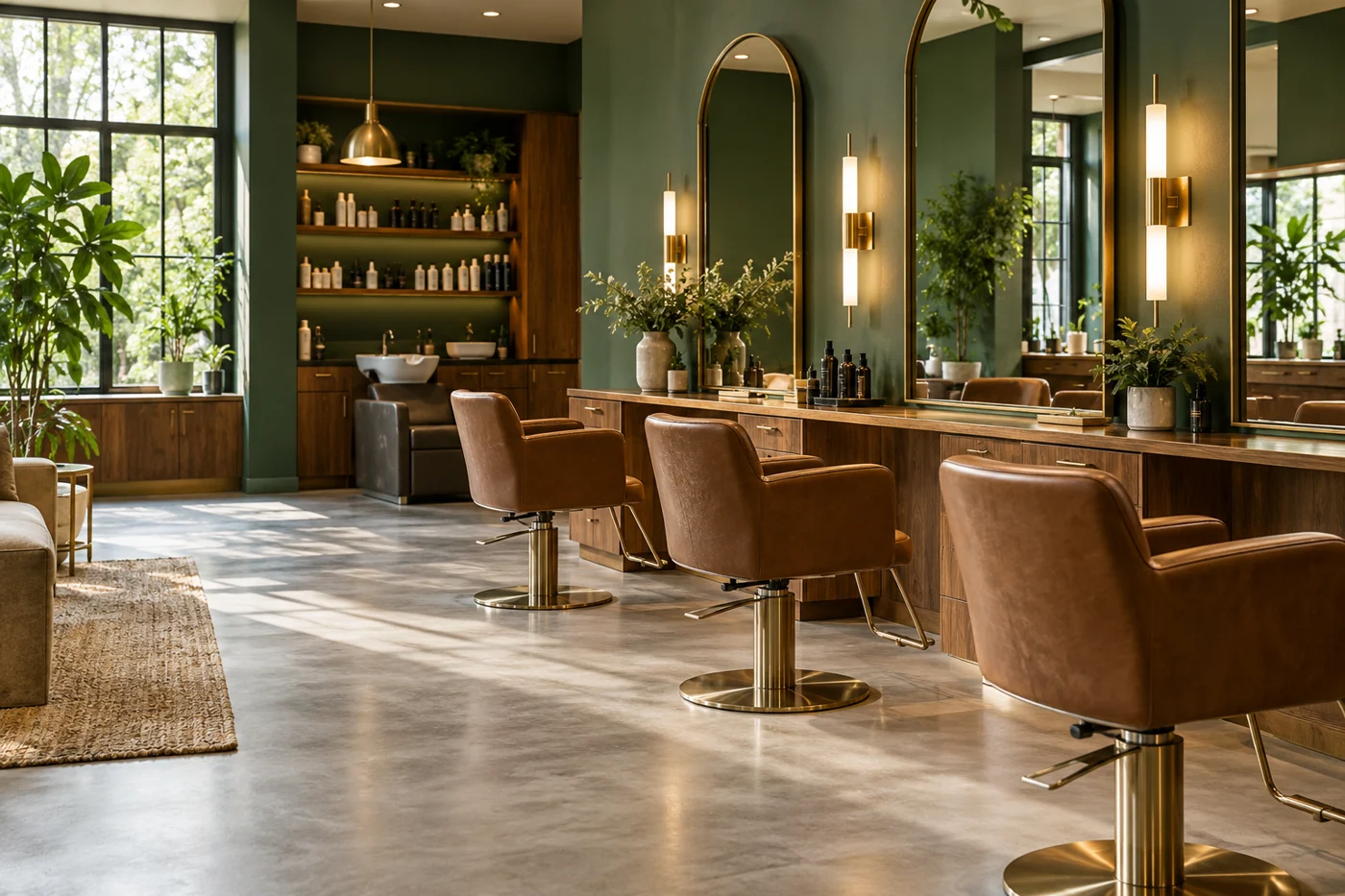 Interior de un salón de peluquería, imagen ilustrativa